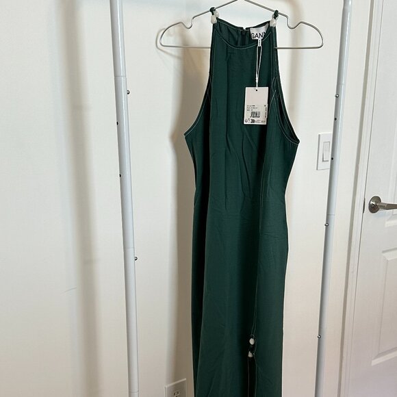 Ganni - Drapey Melange Maxi Dress - Picture 11 of 12